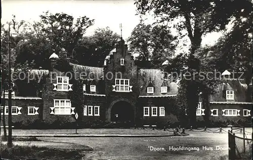 Doorn Niederlande Hoofdingang Huis Doorn Schloss / Utrechtse Heuvelrug /Utrecht