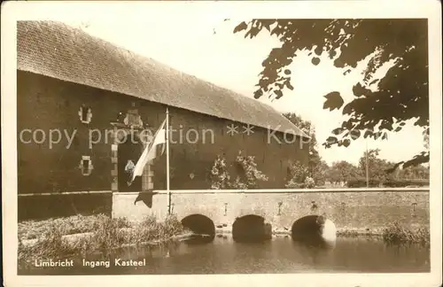 Limbricht Ingang Kasteel Schloss Bruecke