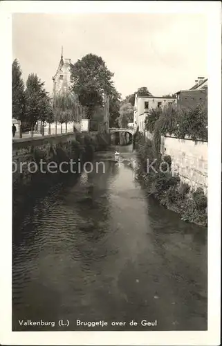 Valkenburg aan de Geul Bruggetje over de Geul / Valkenburg /Maastricht