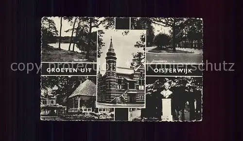 Oisterwijk Nordbrabant Bos en ven Trouwlaantje Monument Raadhuis Kat. Oisterwijk