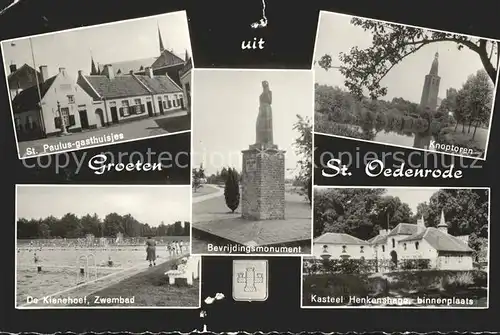 Sint Oedenrode St Paulus Gasthuisjes Knoptoren Kasteel Bevrijdingsmonument Zwembad