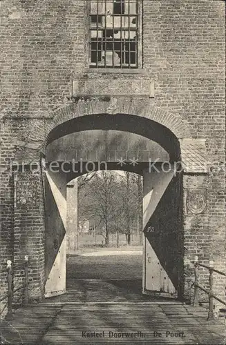 Doorwerth Kasteel Poort Kat. Doorwerth