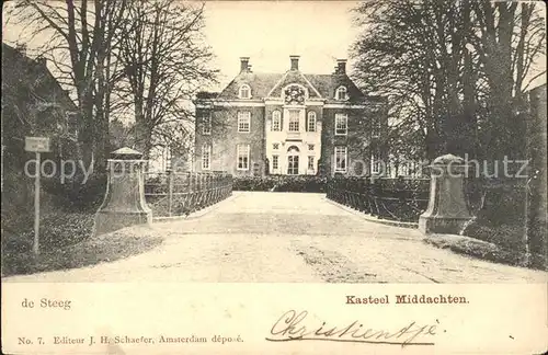 De Steeg Kasteel Middachten Kat. Rheden