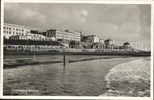 Borkum Nordseebad Strand Hotelanlagen Nordseebad / Borkum /Leer LKR