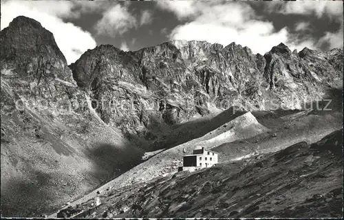 Weissmieshuette Saas Tal Jaeglhorn Jaegigrat Kat. Saas Tal Saas Grund