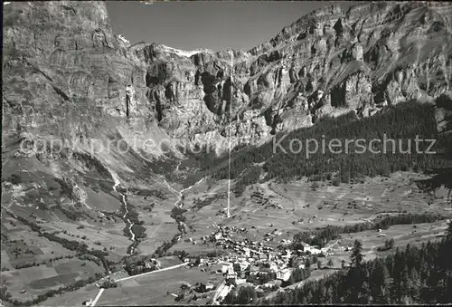 Leukerbad Luftseilbahn Gemmipass Kat. Loeche les Bains