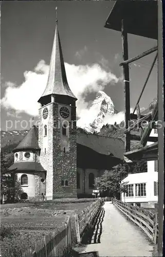 Zermatt VS Matterhorn Kirche Kat. Zermatt