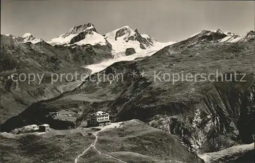 Zermatt VS Berghotel Schwarzsee Allalinhorn Rimpfischhorn Strahlhorn Kat. Zermatt