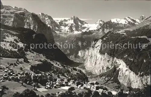 Wengen BE Breithorn Tschingel Gspaltenhorn Kat. Wengen