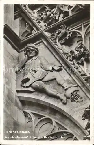 S Hertogenbosch Erwtenman Fragment Basiliek St. Jan Kat. Den Bosch Niederlande