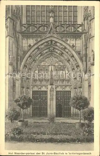 S Hertogenbosch Noorder Portaal St. Jans Basiliek  Kat. Den Bosch Niederlande