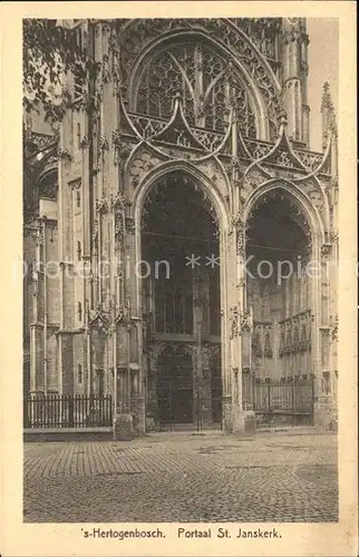 S Hertogenbosch Portaal St. Janskerk Kat. Den Bosch Niederlande