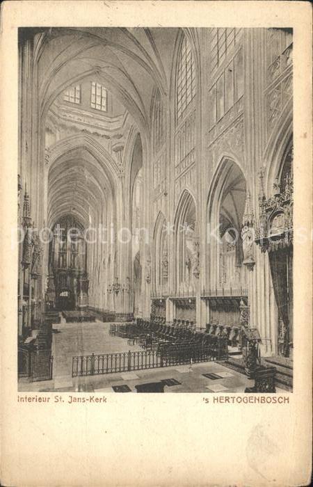 S Hertogenbosch Interieur St Jans Kerk Kat. Den Bosch Niederlande Nr ... S Hertogenbosch Interieur St Jans Kerk Kat. Den Bosch Niederlande Nr ...