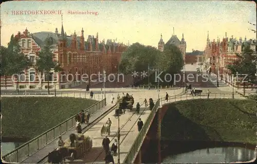 S Hertogenbosch Stationsbrug Kat. Den Bosch Niederlande