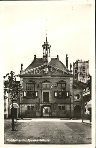 Middelharnis Gemeentehuis Kat. Middelharnis