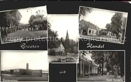 Handel OL Vrouwestraat Hotel handelia Kleuterschool Kerk