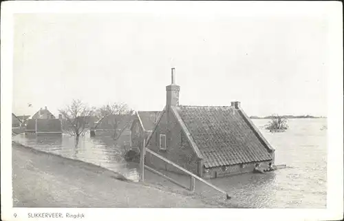Slikkerveer Ringdijk Watersnood 1953 Hochwasser Katastrophe