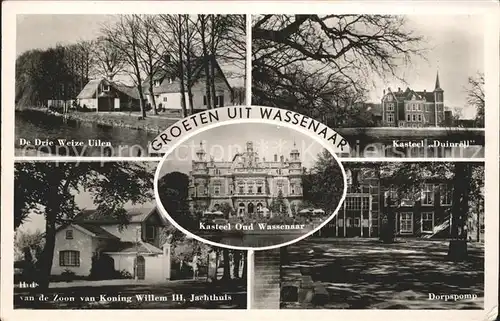 Wassenaar Drie Weize Uilen Kasteel Dorpspomp Jachthuis Koning Willem III Kat. Niederlande