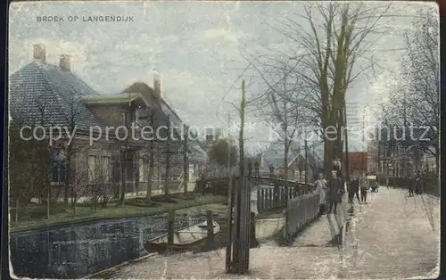 Broek op Langedijk Partie am Kanal