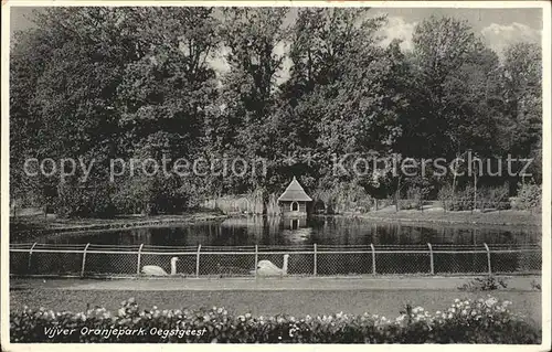 Oegstgeest Vijver Oranjepark Kat. Niederlande