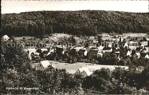 Endbach Gladenbach Dorfansicht Kat. Gladenbach