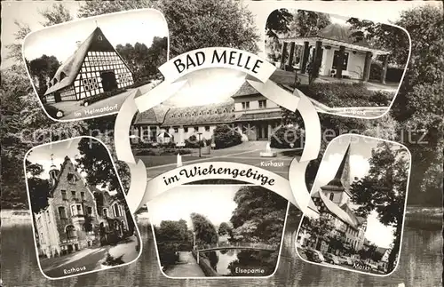 Bad Melle Osnabrueck Elsepartie Rathaus Markt Kat. Melle