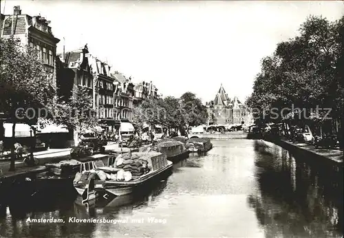 Amsterdam Niederlande Kloveniersburgwal Kat. Amsterdam