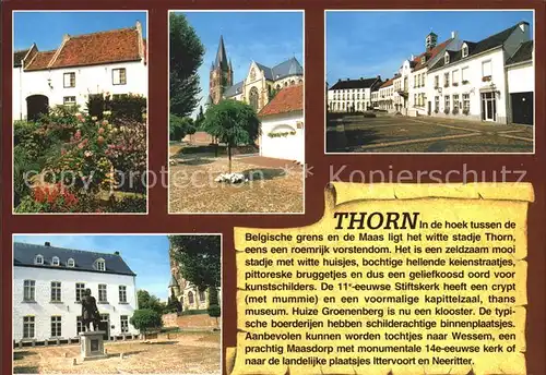Thorn Limburg Keienstraatjes Bruggetjes Stiftskerk Klooster Groenenberg Kat. Thorn