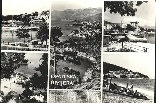 Opatija Istrien Panorama Teilansichten