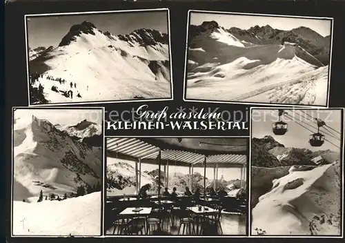 Riezlern Kleinwalsertal Vorarlberg Kanzelwand Bahn Gastraum Kat. Mittelberg