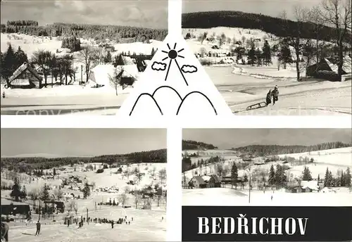 Bedrichov Panorama Kat. Friedrichswald Isergebirge