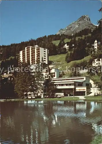Davos Dorf GR Appartementhaus Guardaval Schiahorn Parsennbahn / Davos /Bz. Praettigau-Davos