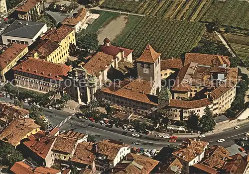 Gries Quirein Bozen Kloster Muri Gries mit Grieser Platz Fliegeraufnahme / Bozen /Trentino Suedtirol