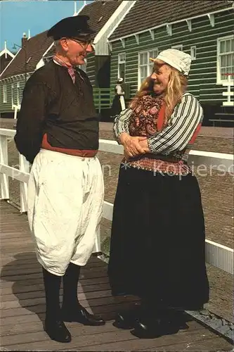 Marken Niederlande Authentische Kleidertracht Kat. Niederlande