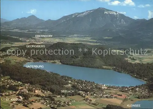 Klopeinersee Ferien und Erholungsgebiet Jauntal Fliegeraufnahme Kat. Oesterreich