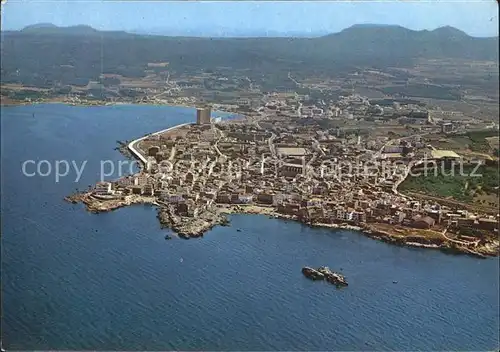 La Escala Costa Brava Panorama aerea Kat. Spanien