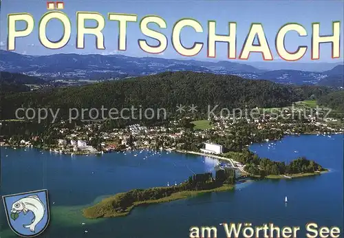 Poertschach Woerthersee Fliegeraufnahme /  /