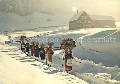 Urnaesch AR Museum Appenzeller Brauchtum Schoene Klausengruppe  Kat. Urnaesch