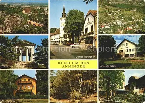 Anninger Gumpoldskirchen Annignerhaus Kiental Husarentempel  Kat. Oesterreich