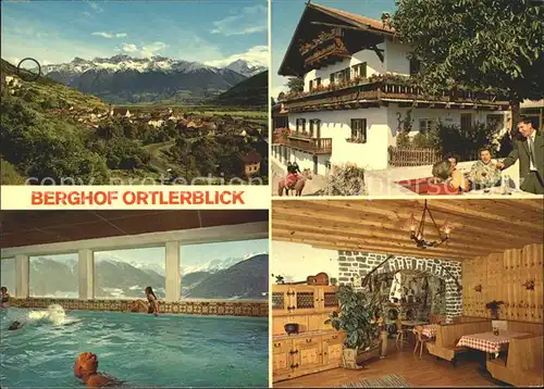 Schluderns Suedtirol Berghof Ortlerblick  Kat. Sluderno Vinschgau