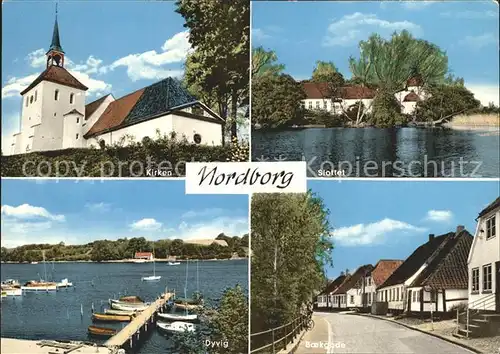 Nordborg Slottet Kirken Dyvig  Kat. Daenemark