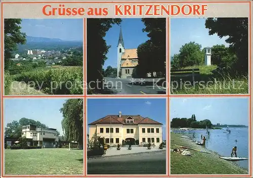 Kritzendorf Strandbad Kirche  Kat. Oesterreich