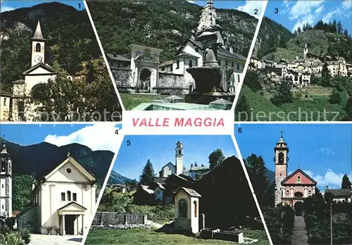 Valle Maggia Bignasco Cevio Maggra  / Maggiatal /Bz. Vallemaggia
