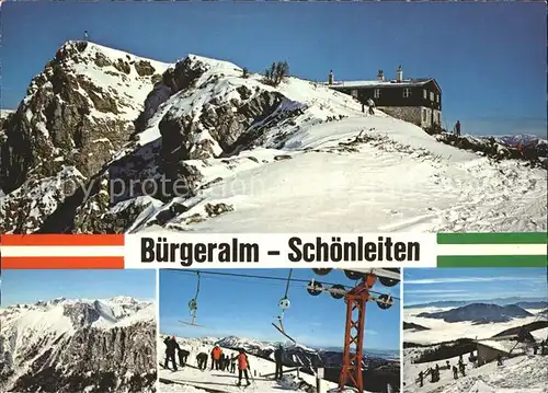 Schoenleitenhuette Schizentrum Aflenzer Buergeralm 