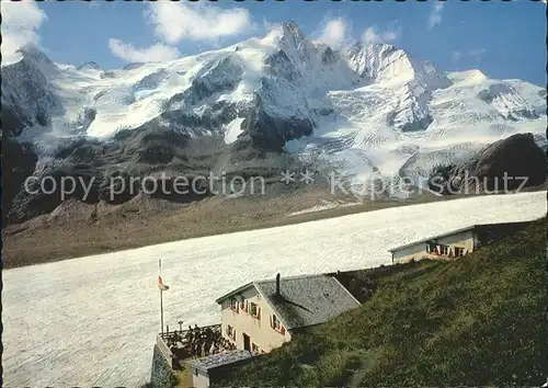 Hofmannshuette Pasterzenletscher Grossglockner  Kat. Heiligenblut Kaernten