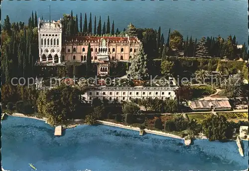 Lago di Garda Villa Borghese Fliegeraufnahme Kat. Italien