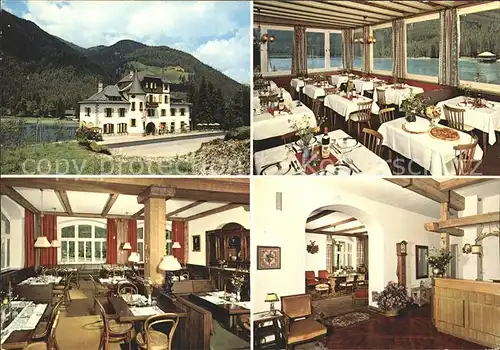Dobbiaco Pustertal Suedtirol Hotel Restaurant Baur al Lago Kat. Toblach Pustertal