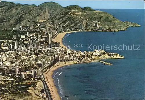 Benidorm Fliegeraufnahme Kat. Costa Blanca Spanien