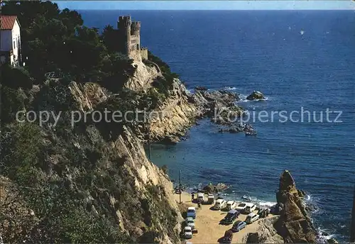 Lloret de Mar Sa Caleta Castillo Kat. Costa Brava Spanien