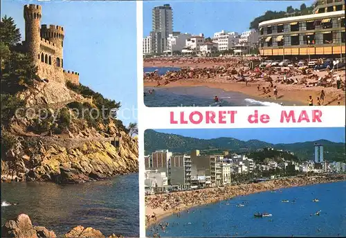 Lloret de Mar Strand Kat. Costa Brava Spanien